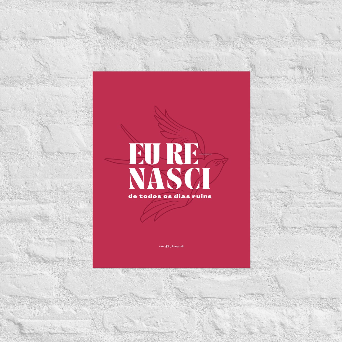 eu renasci | pôster