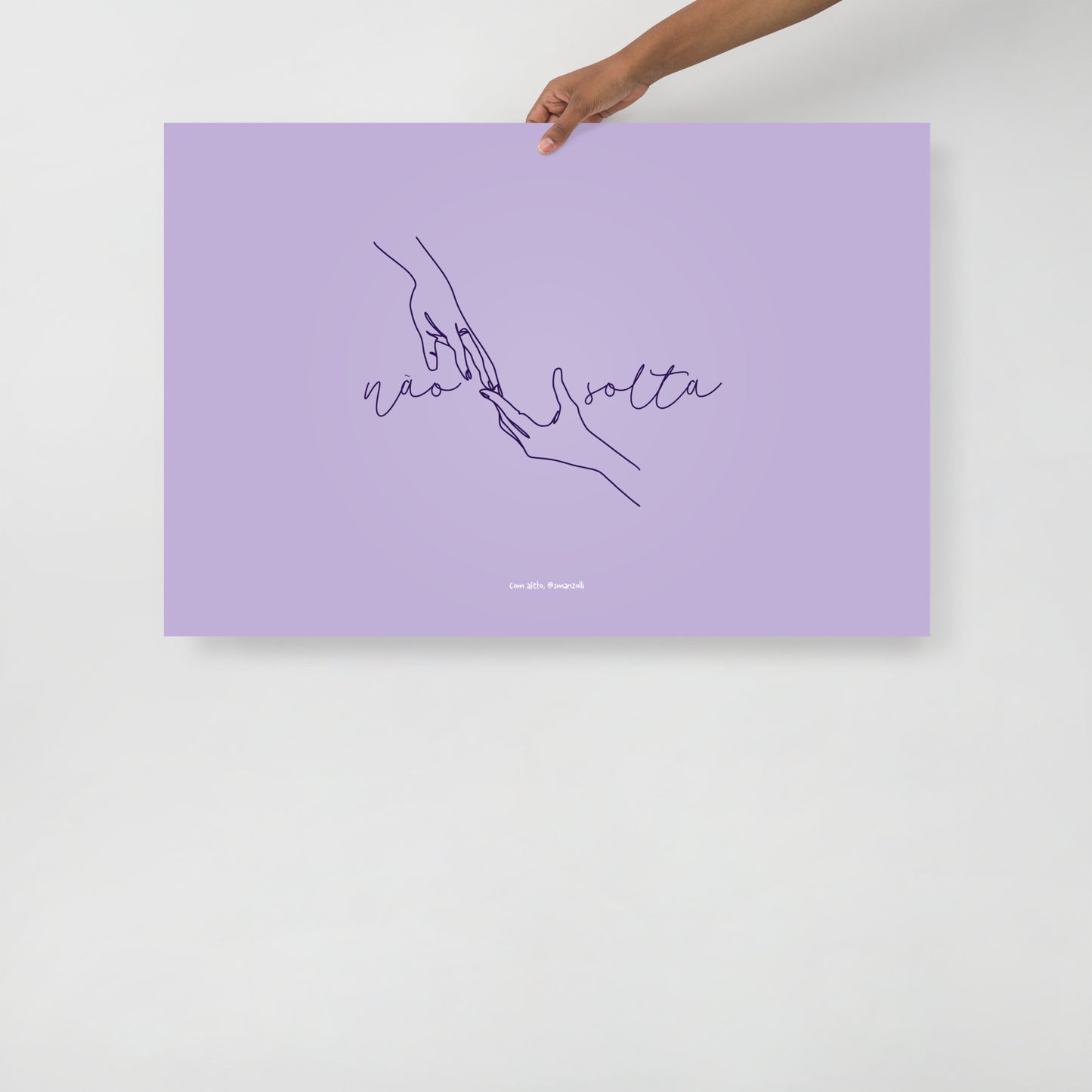 não solta #violeta | pôster
