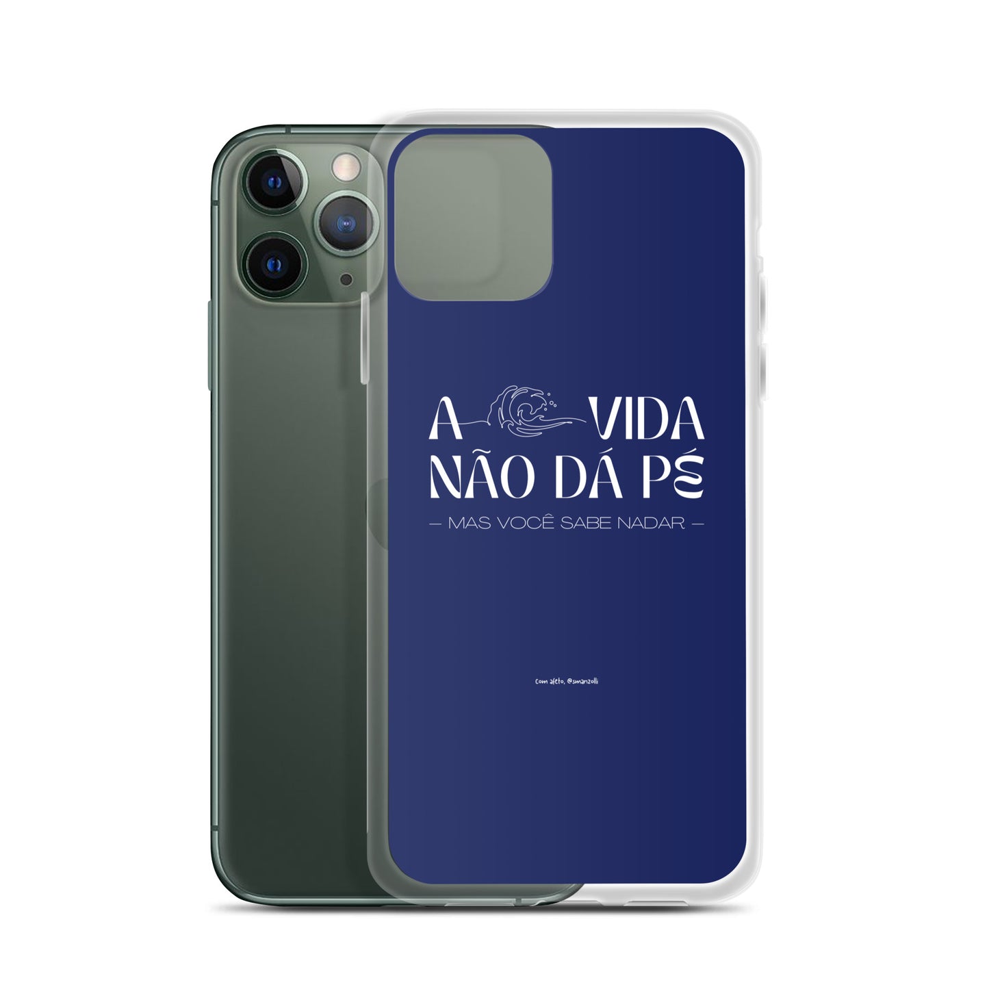 a vida não dá pé | case de iphone