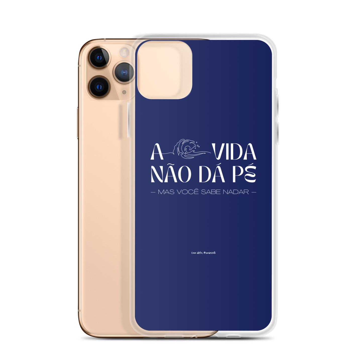 a vida não dá pé | case de iphone