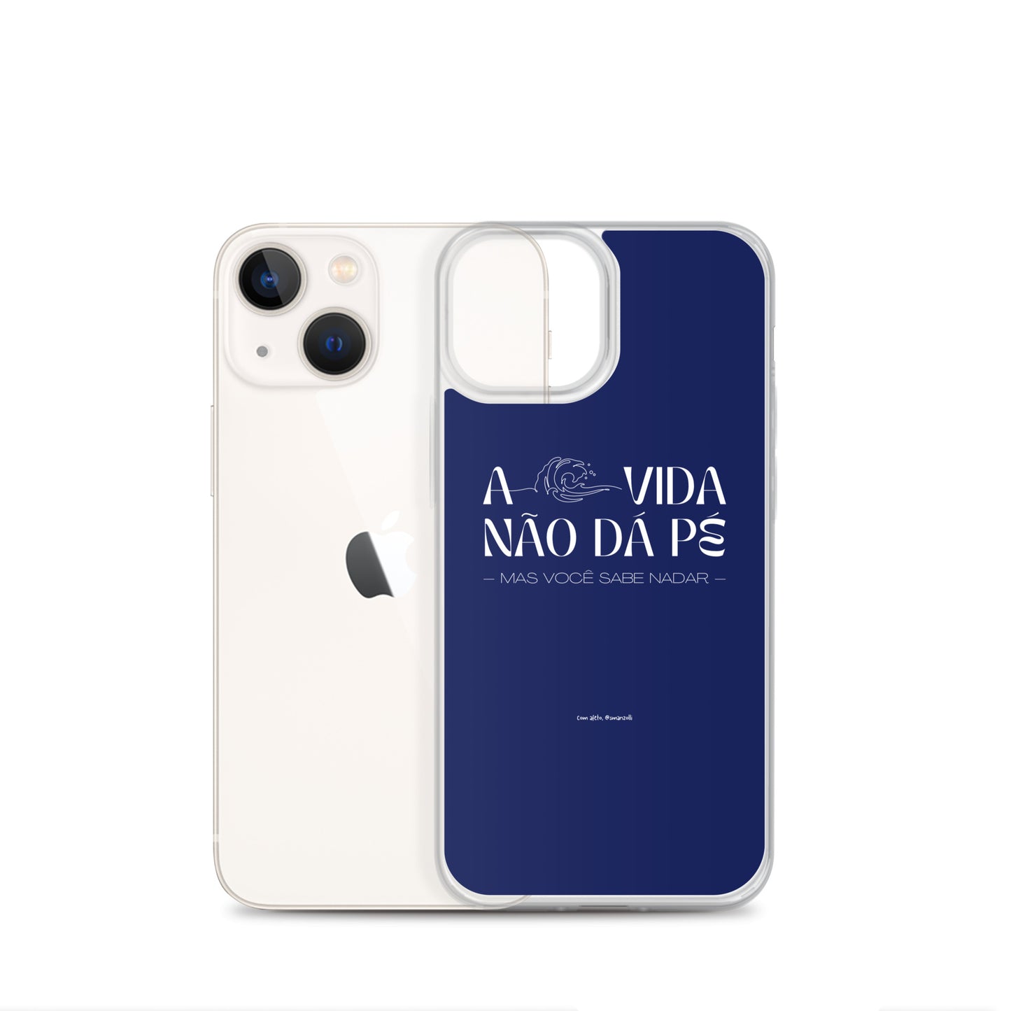 a vida não dá pé | case de iphone