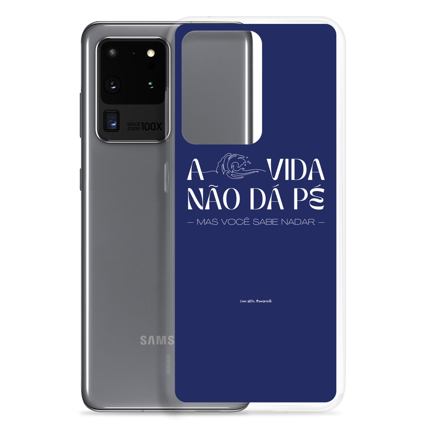 a vida não dá pé | case de samsung